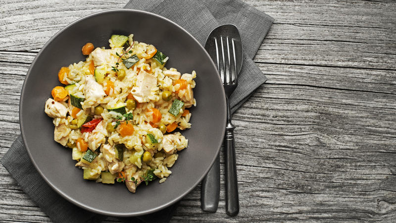 So macht man das Kürbis-Steinpilz-Risotto