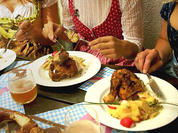 Rezept: Wiesnhendl und bayerischer Kartoffelsalat